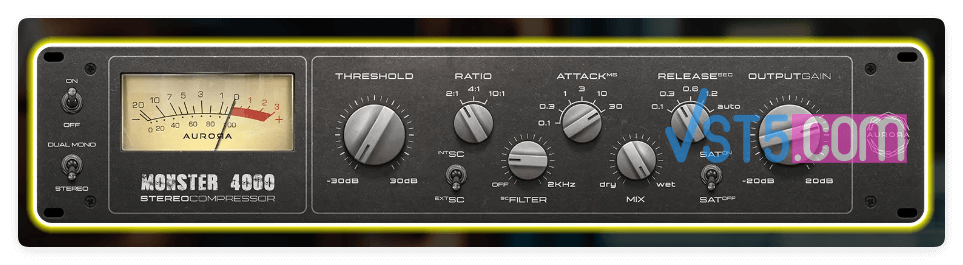 Aurora DSP Monster 4000 v1.0.2 Incl Keygen-R2R-VST5-娱乐音频资源分享平台