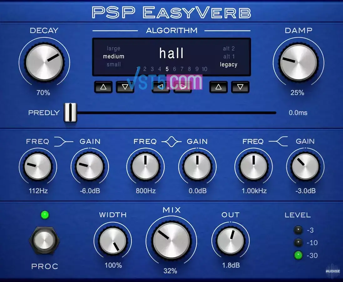 PSPaudioware PSP EasyVerb v2.0.0-R2R-VST5-娱乐音频资源分享平台