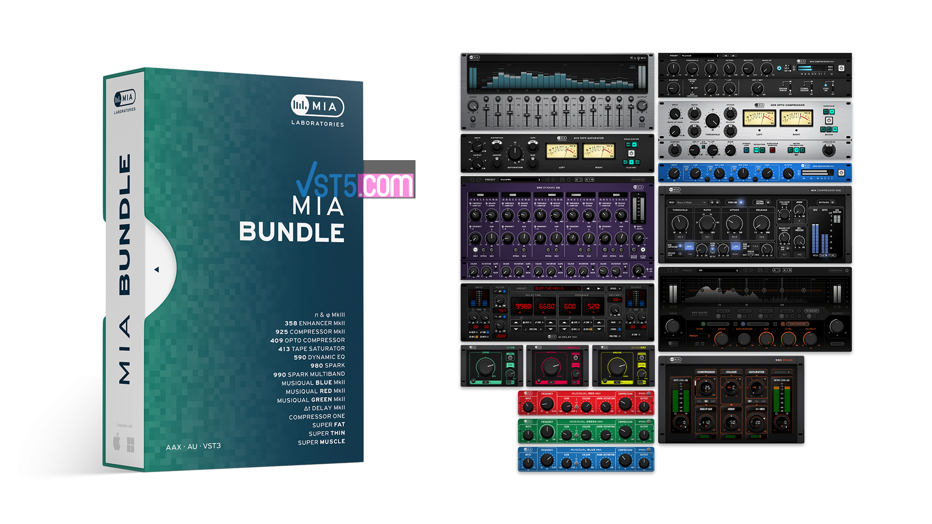 MIA Laboratories MIA BUNDLE v1.0.0-R2R-VST5-娱乐音频资源分享平台