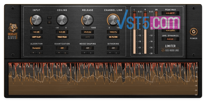 Fuse Audio Labs OCELOT Limiter v2.7-BUBBiX-VST5-娱乐音频资源分享平台